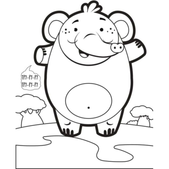 Раскраска для самых маленьких Книга 4. Кто сказал ры-ры? - Pampik - 2