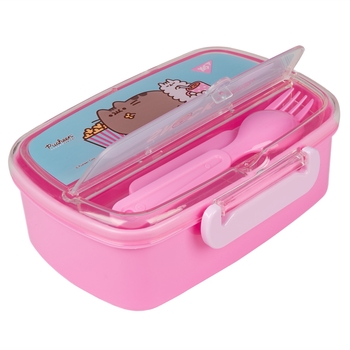 Ланч-бокс Yes Pusheen, 750 мл, з приладдям (708161) - Pampik - 3