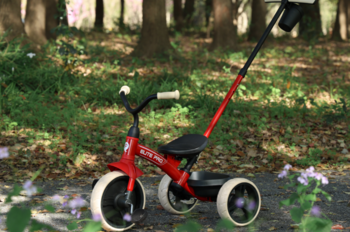 Велосипед трехколесный детский Qplay Elite Pro Black (T10-BEliteProBlack) - Pampik - 9