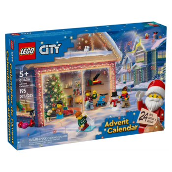 Конструктор LEGO City Різдвяний календар 2024, 195 деталей (60436) - Pampik