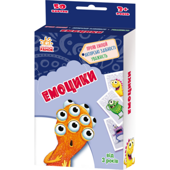 Настільна гра Ранок Гралочка-розвивалочка Емоцики (G1390004У) - Pampik