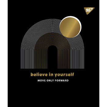 Набор тетрадей Yes Good vibes Pantone Gold А5, в клетку, 96 листов, 5 шт. (766903) - Pampik - 2