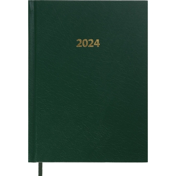 Ежедневник датированный Buromax Strong 2024 A5 зеленый (BM.2129-04) - Pampik