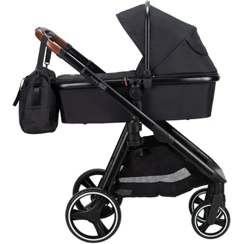 Коляска для дитини універсальна 4 в 1 FreeON Bloom black (49706) - Pampik