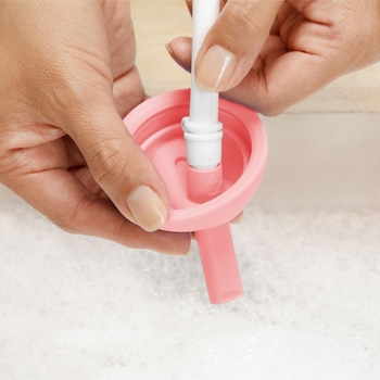 Поїльник з трубочкою Munchkin Simple Clean 296 мл рожевий (9001902) - Pampik - 11