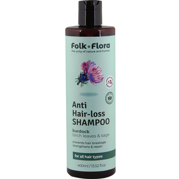 Шампунь від випадіння волосся Folk&Flora 400 мл - Pampik