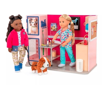 Ігровий набір Our Generation Ветеринарна клініка рожевий (BD35140Z) - Pampik - 4