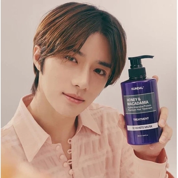 Кондиционер для волос Kundal Honey & Macadamia Protein Treatment White Musk с ароматом белого мускуса 500 мл - Pampik - 6