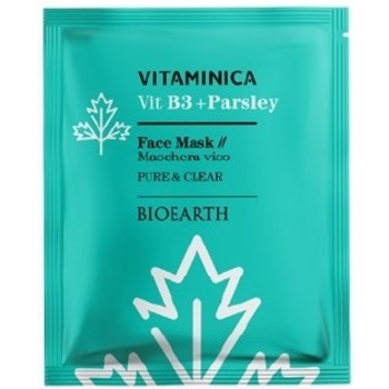 Маска для лица Bioearth Vitaminica Vit B3 + Parsley 15 мл - Pampik