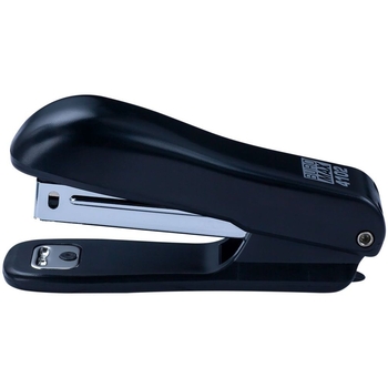 Степлер Buromax Jobmax круглый пластиковый №10, 10 листов черный (BM.4102-01) - Pampik