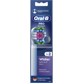 Змінні насадки до електричної зубної щітки Oral-B 3D White EB18pRX, 2 шт. - Pampik - 3