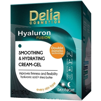 Крем для обличчя Delia Cosmeti Hyaluron Fusion зволожуючий 50 мл - Pampik