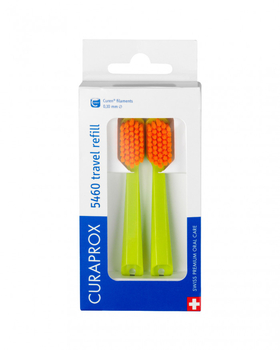Змінні насадки до дорожнього набору Curaprox 5460 Travel Refill, 2 шт., в асортименті - Pampik - 6