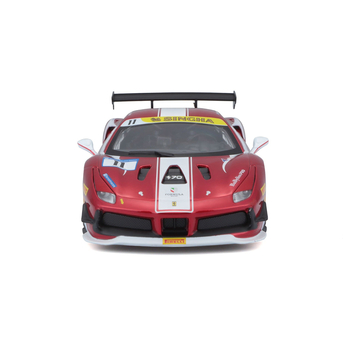 Автомодель Bburago Ferrari 488 Challenge 1:24 червоно-чорна (18-26308) - Pampik - 2