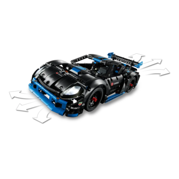 Конструктор LEGO Technic Автомобіль для перегонів Porsche GT4 e-Performance, 834 деталі (42176) - Pampik - 7