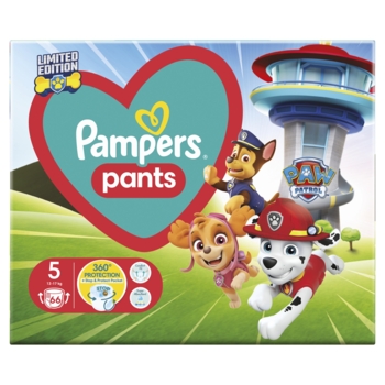 Підгузки-трусики Pampers Pants Щенячий патруль 5 (12-17 кг), 66 шт. - Pampik