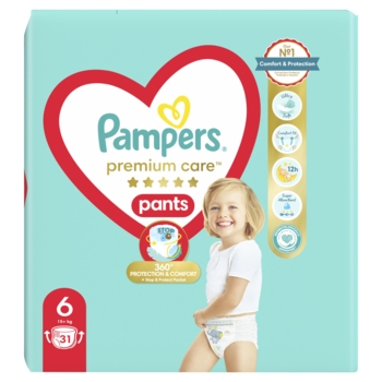 Підгузки-трусики Pampers Premium Care Pants 6 (15+ кг), 31 шт. - Pampik - 3