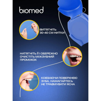 Зубна нитка Biomed Coconut & Mango, 50 м - Pampik - 12