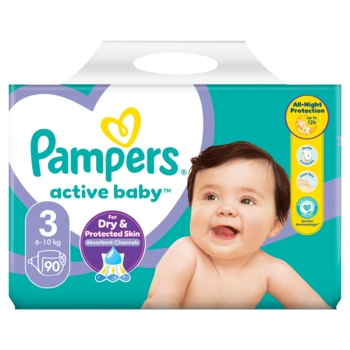 Підгузки на липучках Pampers Active Baby 3 (6-10 кг), 90 шт. - Pampik - 2