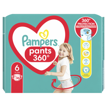 Підгузки-трусики Pampers Pants 6 (14-19 кг), 36 шт. - Pampik - 2
