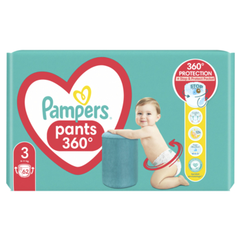 Підгузки-трусики Pampers Pants Midi 3 (6-11 кг), 62 шт. - Pampik - 2