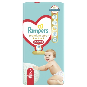 Підгузки-трусики Pampers Premium Care Pants 3 (6-11 кг), 48 шт. - Pampik - 3