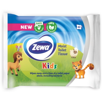 Вологий туалетний папір Zewa Kids, 42 шт. - Pampik - 2
