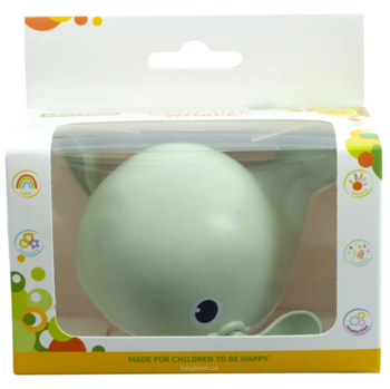 Іграшка для ванни Baby Team Кит (9041_зелений) - Pampik - 3