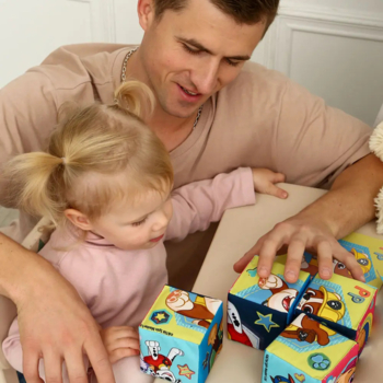 Набор мягких кубиков Масік Щенячий патруль, 4 шт. (МС 090501-10) - Pampik - 6