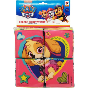 Набор мягких кубиков Масік Щенячий патруль, 4 шт. (МС 090501-10) - Pampik