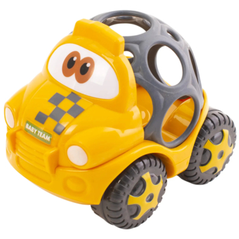 Игрушка-погремушка Baby Team Машинка (8406 машинка с черным кузовом) - Pampik - 2