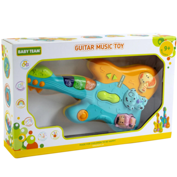 Музична іграшка Baby Team Гітара (8644_гітара блакитна) - Pampik - 3
