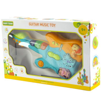 Музична іграшка Baby Team Гітара (8644_гітара блакитна) - Pampik - 4