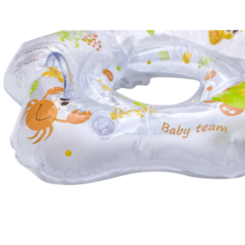 Круг для купания Baby Team, белый (7450) - Pampik - 2