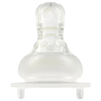 Соска силіконова Baby Team, класична, від 12 міс., для каші, 2 шт. (2011) - Pampik