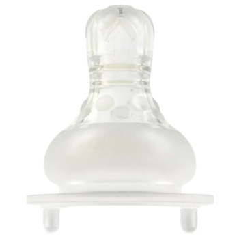 Соска силіконова Baby Team, антиколікова, від 0 міс., повільний потік, 2 шт. (2010) - Pampik