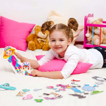 Магнитная игра Vladi Toys Family look (VT3702-21) - Pampik - 8