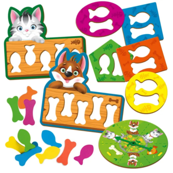 Гра-сортер Vladi Toys Нагодуй пушистиків (ZB2002-07) - Pampik - 3