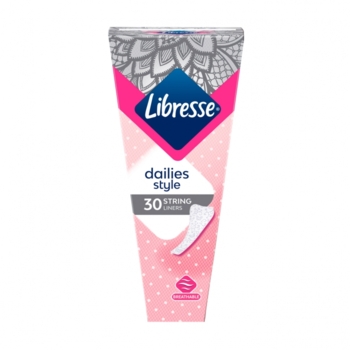 Прокладки ежедневные Libresse String, 30 шт. - Pampik