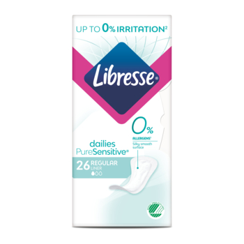 Прокладки щоденні Libresse Dailies Pure Sensitive Normal, 26 шт. - Pampik - 2