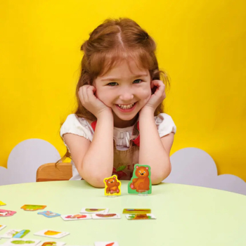 Игра настольная Vladi Toys Мини-розвивашка В лесу и на ферме, украинский язык (VT1804-46) - Pampik - 5