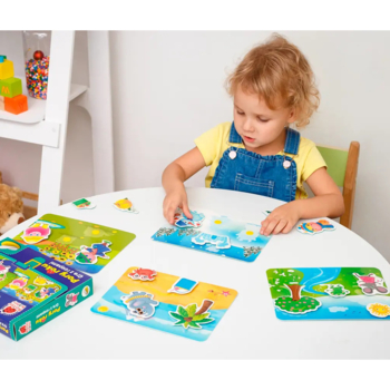 Игра с липучками Vladi Toys Времена года (VT1302-25) - Pampik - 5
