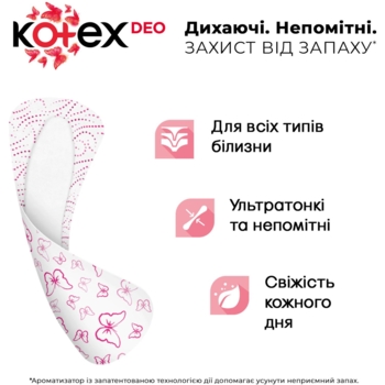 Прокладки щоденні Kotex Ultraslim, 56 шт. - Pampik - 4
