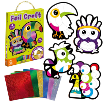 Набір для творчості Vladi Toys Foil Craft Пташки, українська мова (VT4433-12) - Pampik