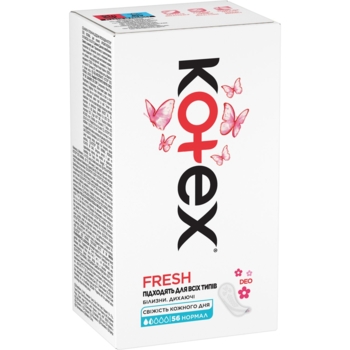 Прокладки ежедневные Kotex Deo Normal, 56 шт. - Pampik - 2