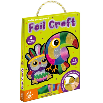 Набір для творчості Vladi Toys Foil Craft Пташки, українська мова (VT4433-12) - Pampik - 2