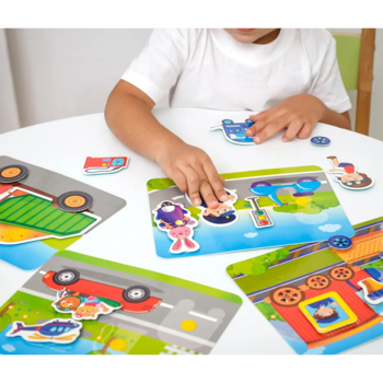 Гра з липучками Vladi Toys Транспорт (VT1302-28) - Pampik - 6