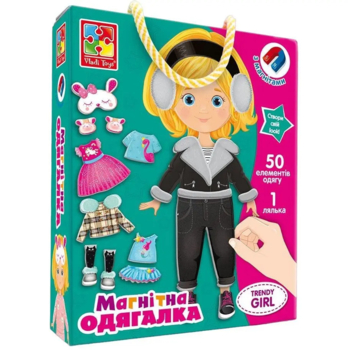 Магнитная одевашка Vladi Toys Trendy girl (VT3702-23) - Pampik
