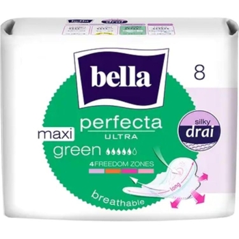 Прокладки гігієнічні Bella Perfecta Ultra Maxi Green, 8 шт. - Pampik