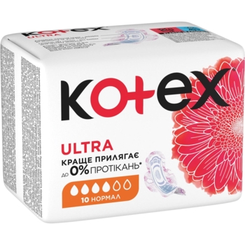 Прокладки гігієнічні Kotex Ultra Dry Normal, 10 шт. - Pampik - 3
